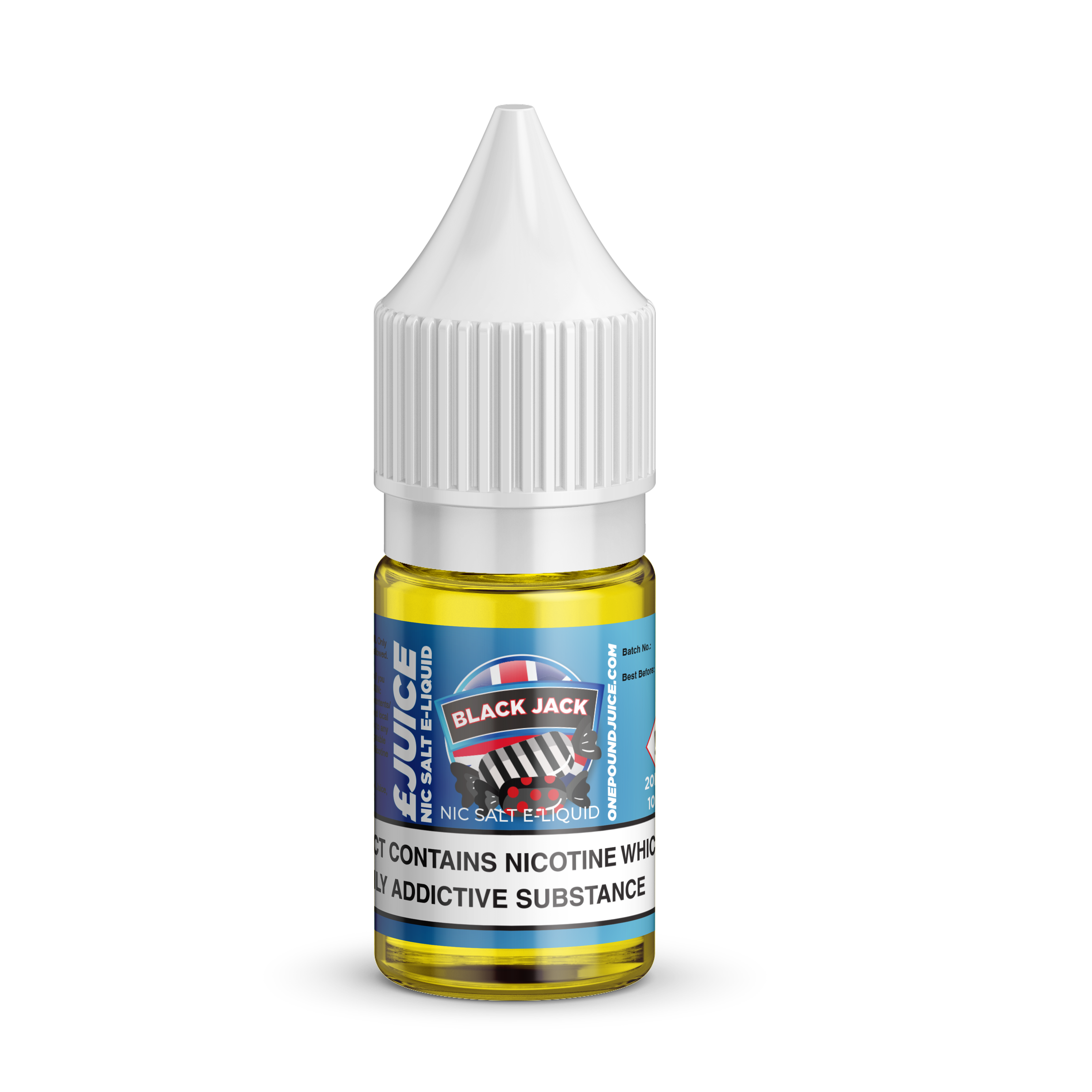 Shop Black Jack Nic Salt E-Liquid One Pound E-Liquid | Free Delivery  One  Pound Juice