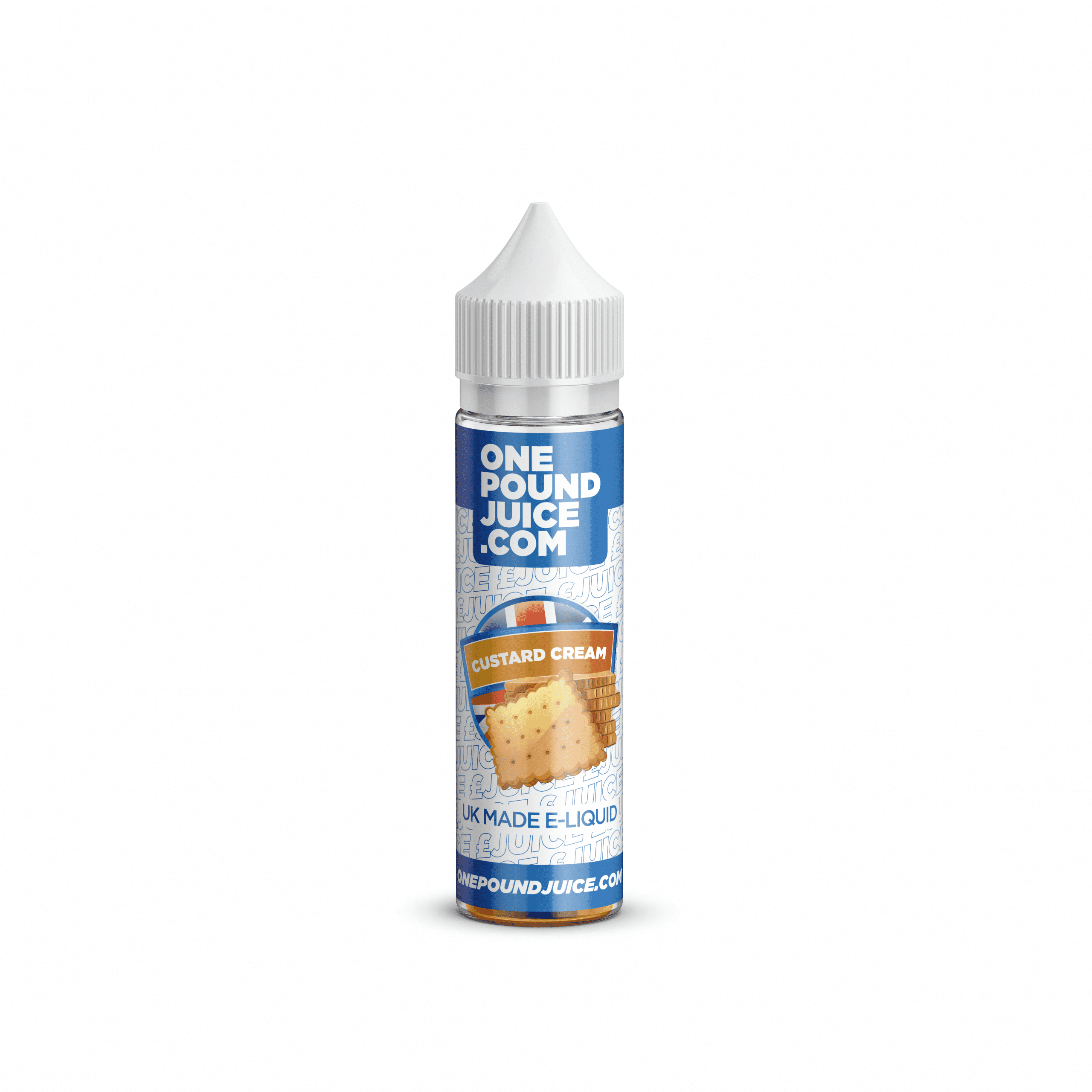 Shop Custard Cream E-liquid 50ml One Pound E-Liquid | Free Delivery  One  Pound Juice