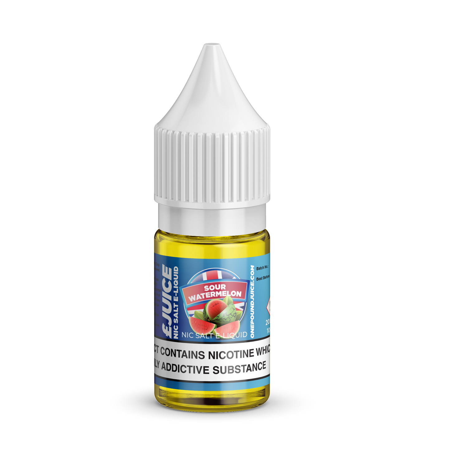 Sour Watermelon Nic Salt E-Liquid by One Pound Juice