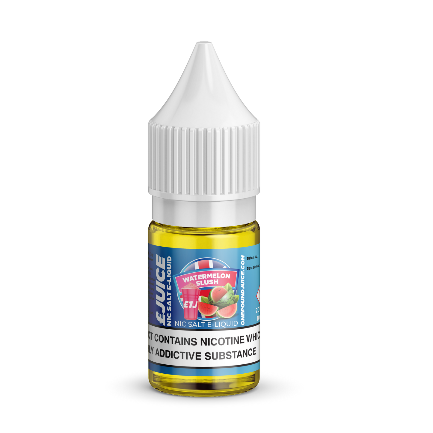 Watermelon Slush Nic Salt E-Liquid by One Pound Juice