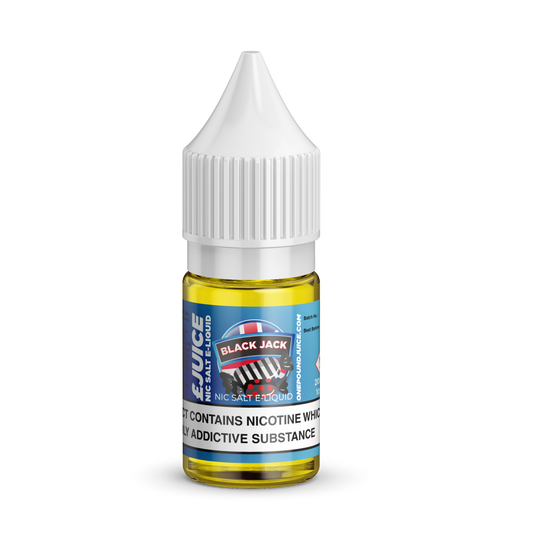 Black Jack Nic Salt E-Liquid by One Pound Juice