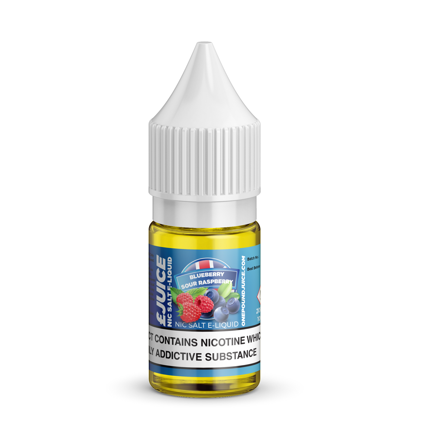 Blueberry Sour Raspberry Nic Salt E-Liquid by One Pound Juice
