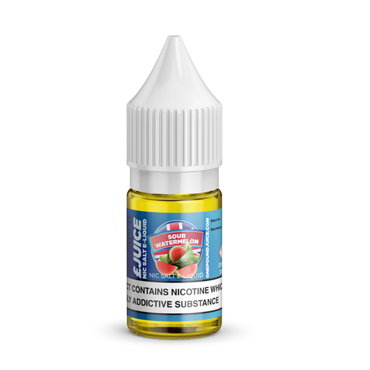 Sour Watermelon Nic Salt E-Liquid by One Pound Juice